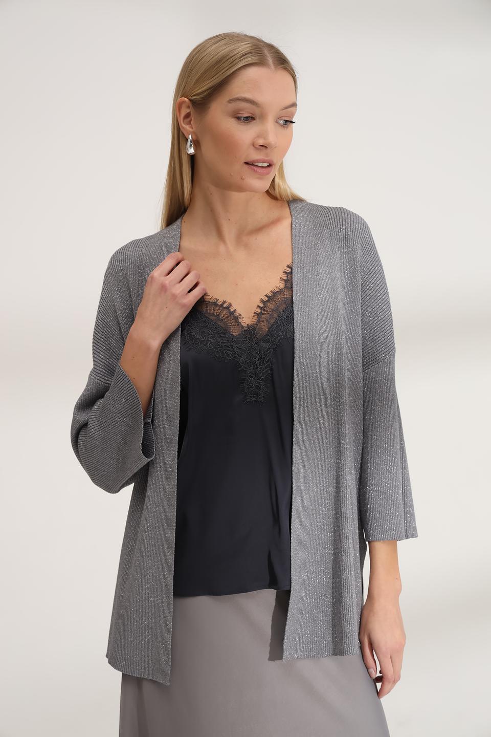 Жакет Taifun с металлизированной нитью