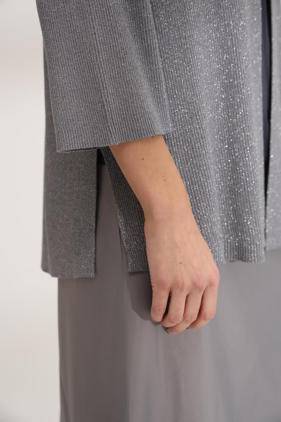 Жакет Taifun с металлизированной нитью