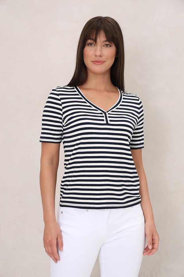 Футболка Lebek в полоску