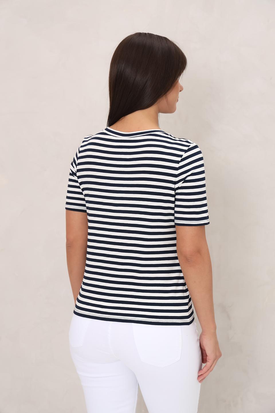 Футболка Lebek в полоску