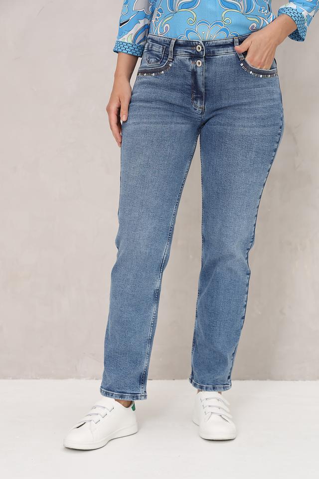 Джинсы Bianca с декором