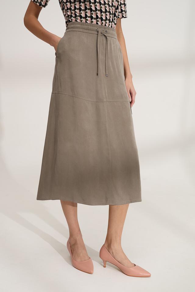 Юбка Lecomte хаки с карманами