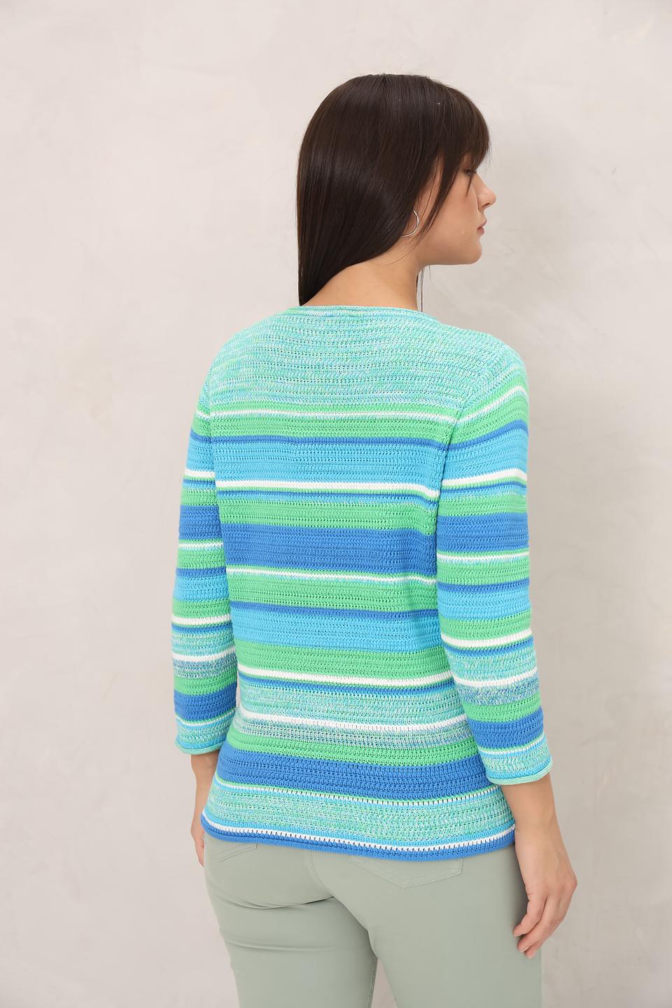 Пуловер Rabe collection в полоску