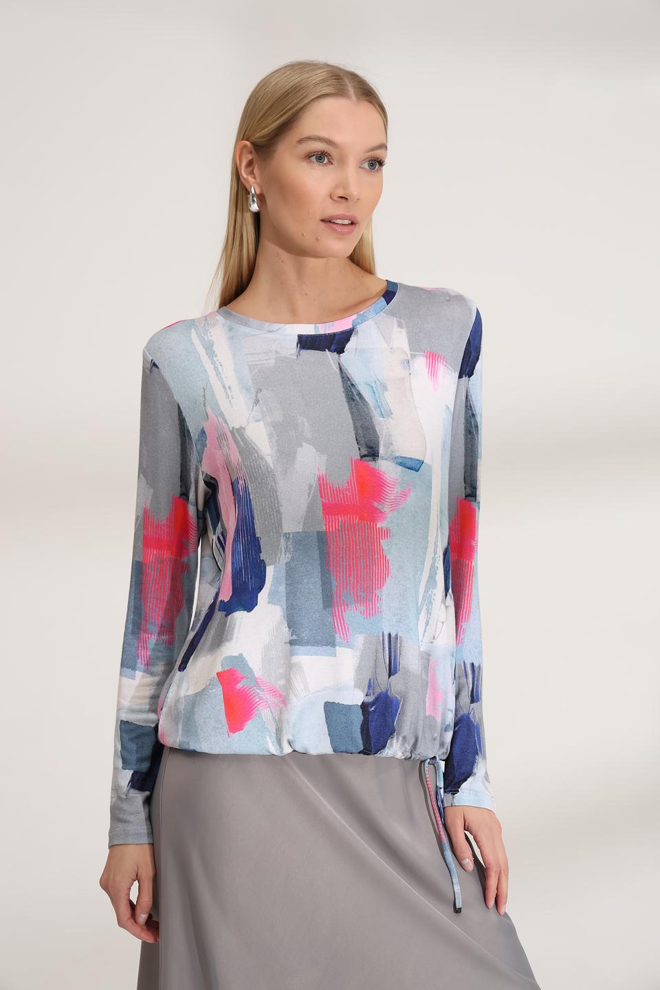 Пуловер Lecomte с абстрактным принтом