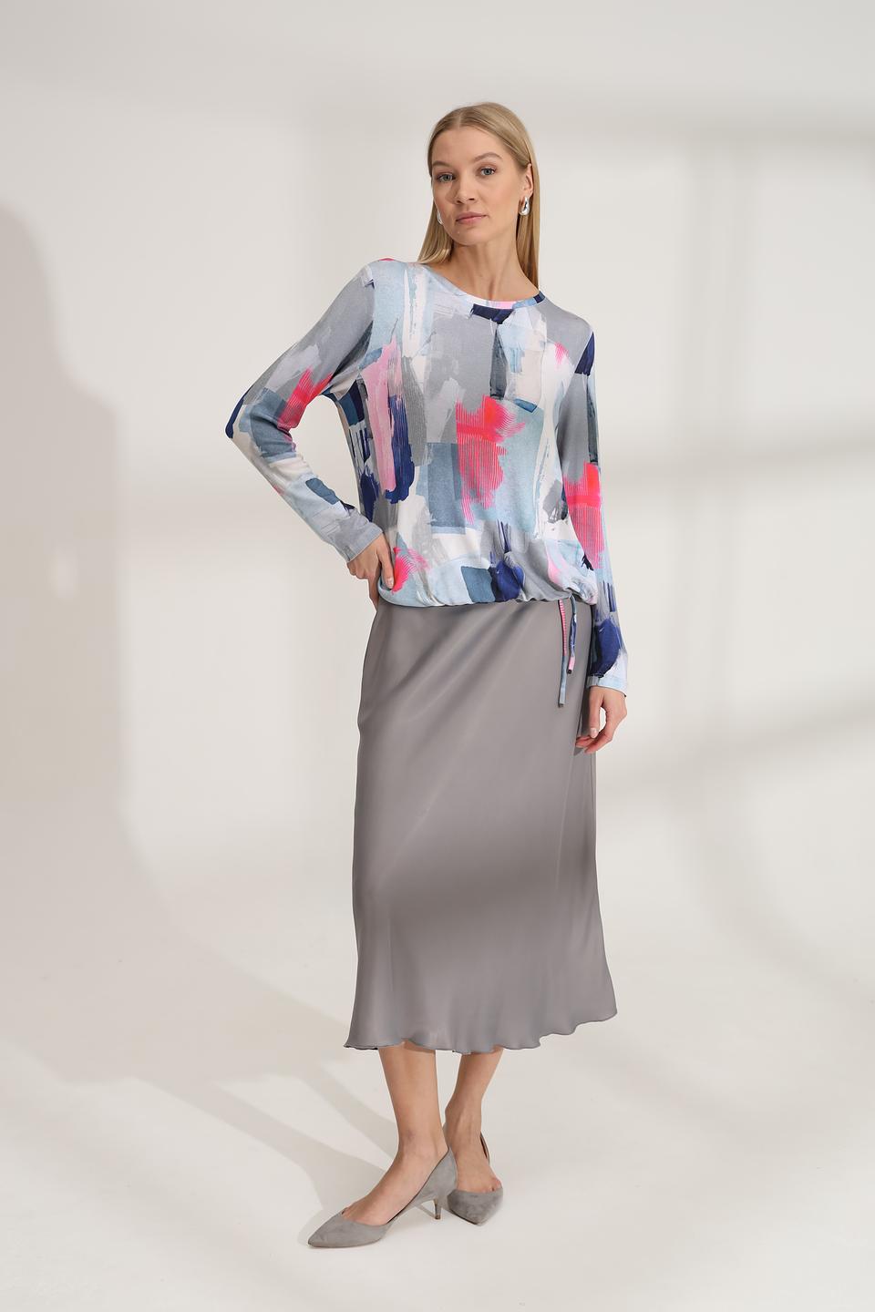 Пуловер Lecomte с абстрактным принтом