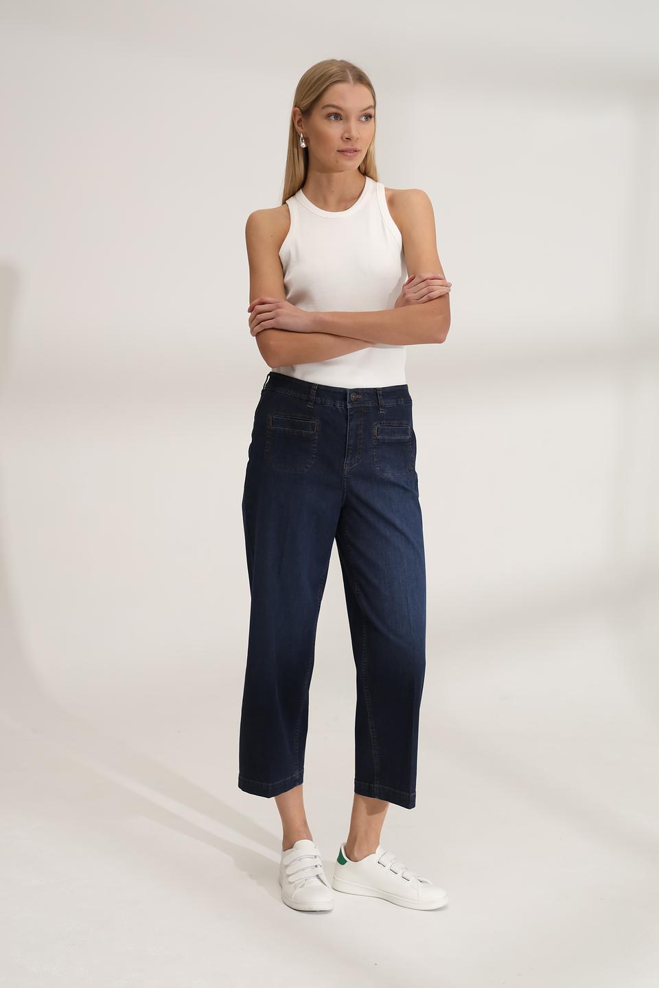 Капри Gardeur тёмно-синие