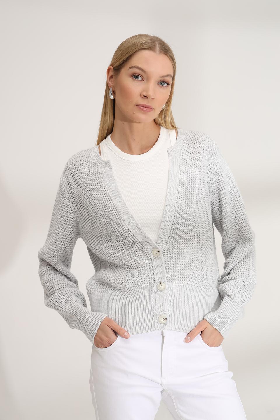 Кардиган Monari светло-серый