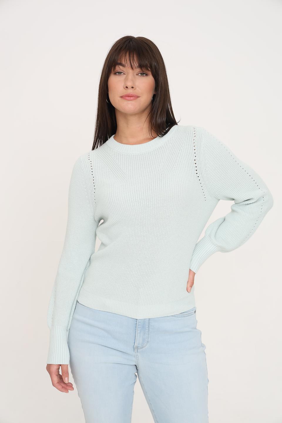 Пуловер Pezzo мятный