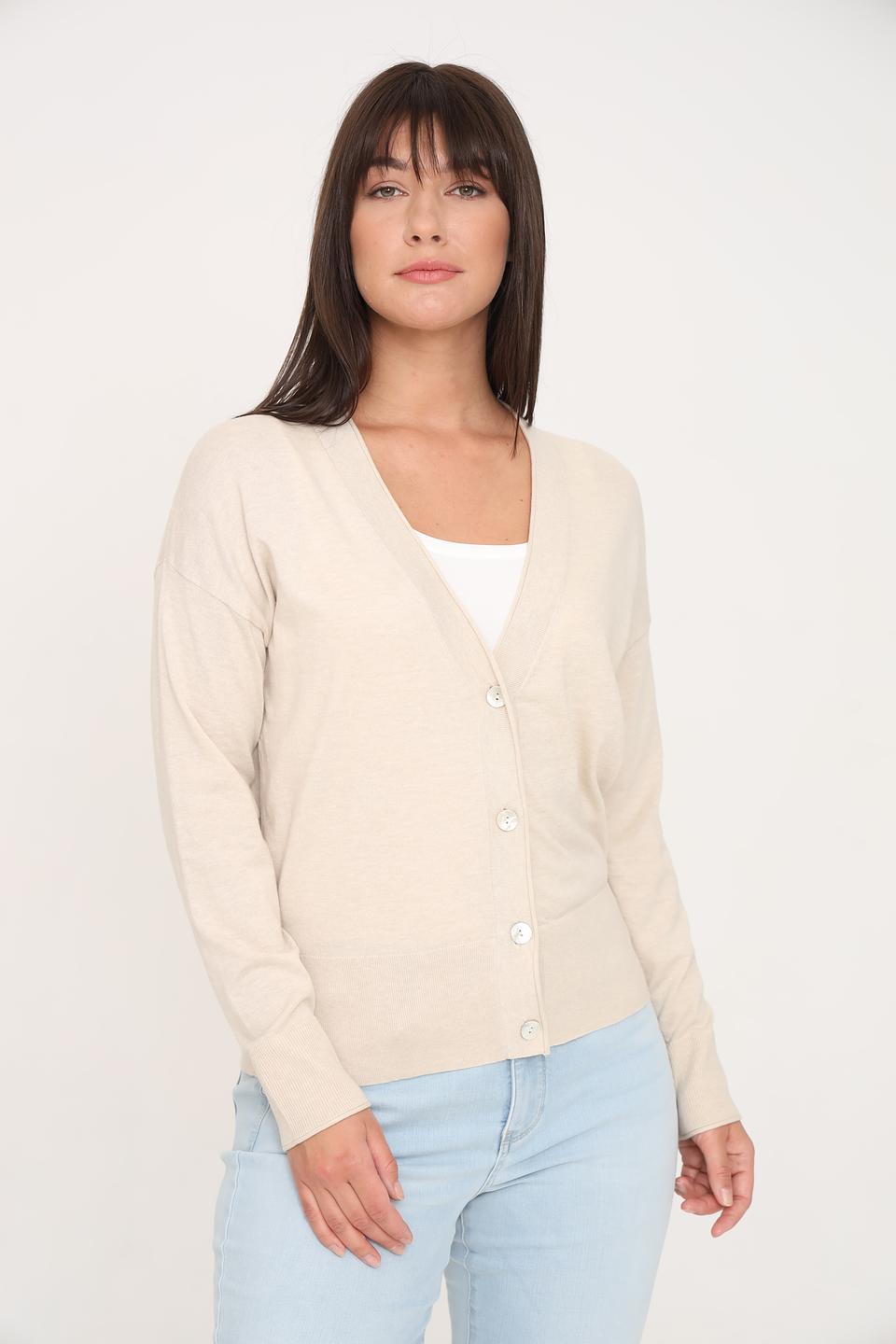 Кардиган Pezzo бежевый