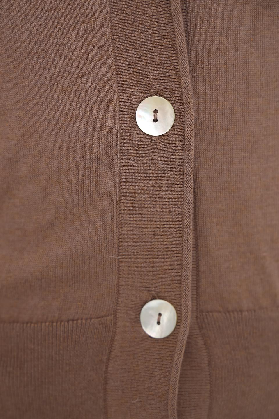 Кардиган Pezzo коричневый