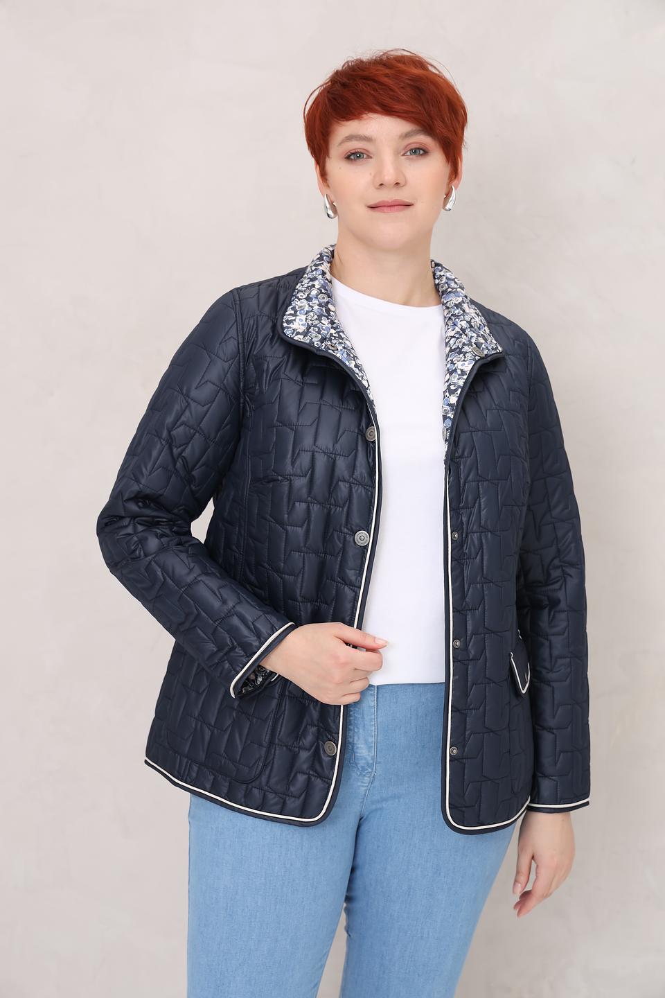 Куртка Lebek стеганая синяя