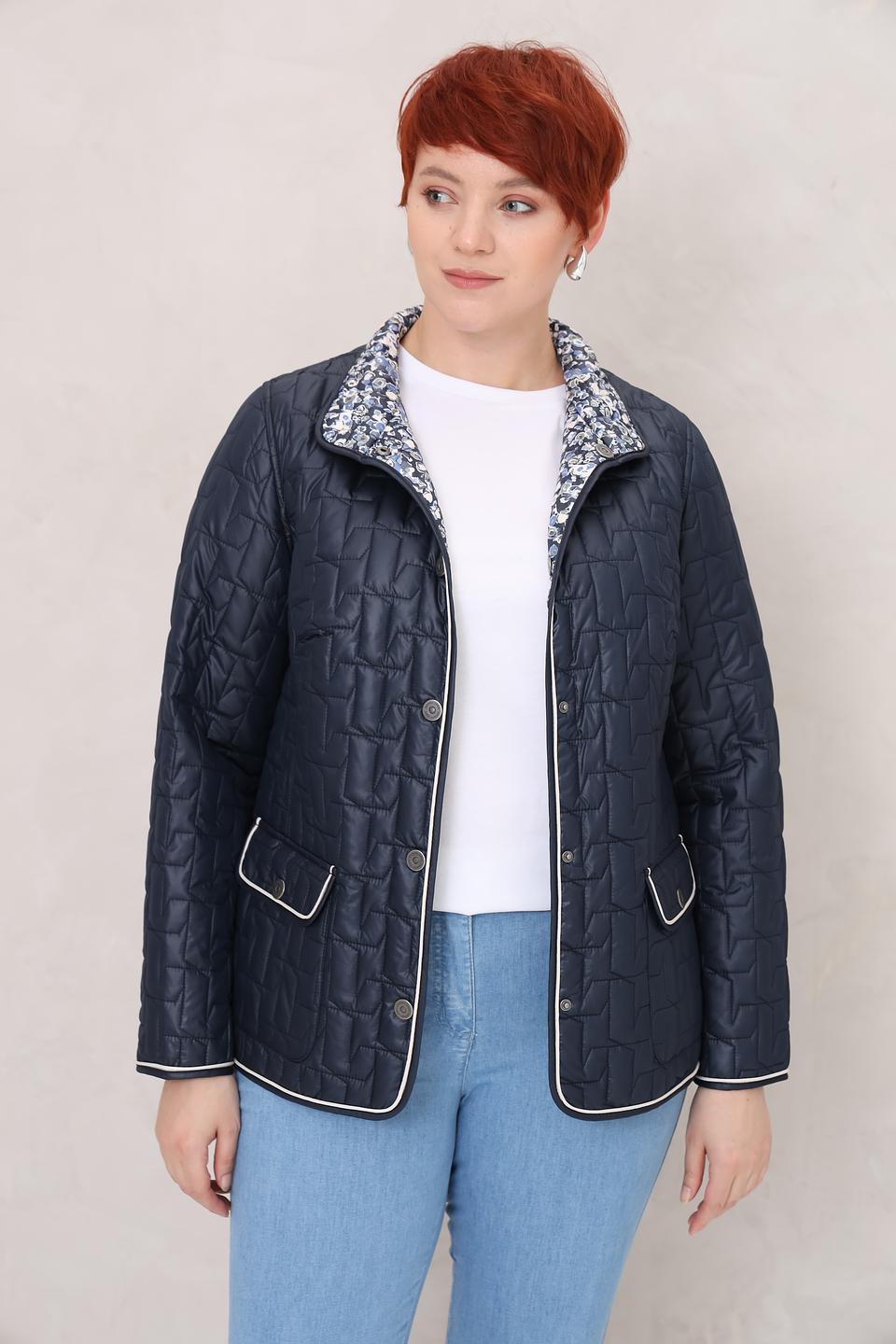 Куртка Lebek стеганая синяя