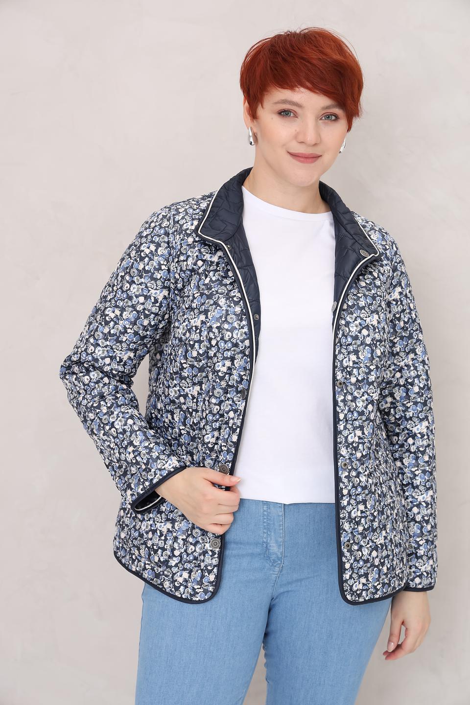 Куртка Lebek стеганая синяя