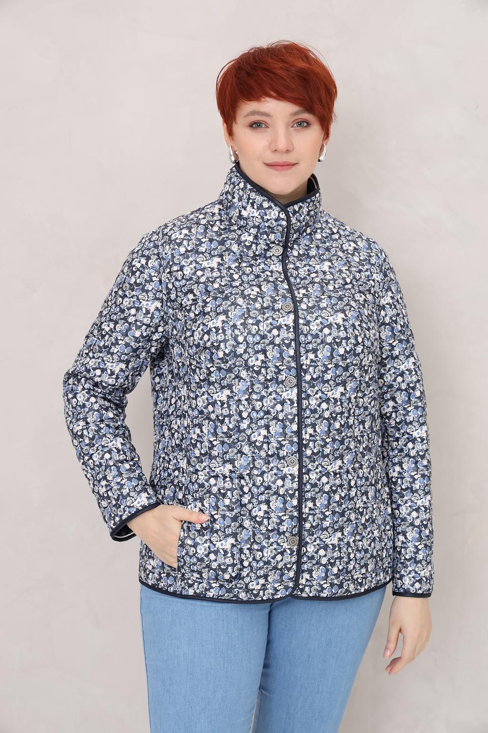 Куртка Lebek стеганая синяя