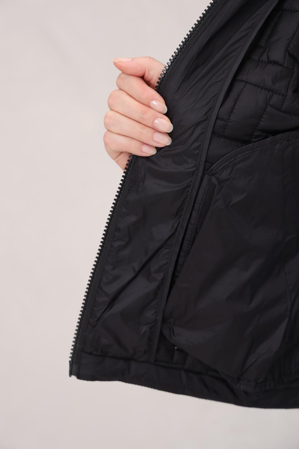 Куртка Lebek стеганая чёрная