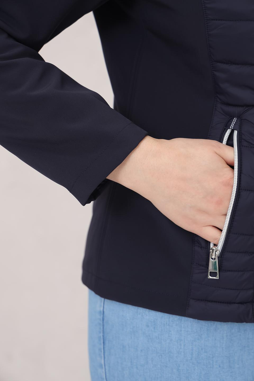 Куртка Lebek стеганая синяя