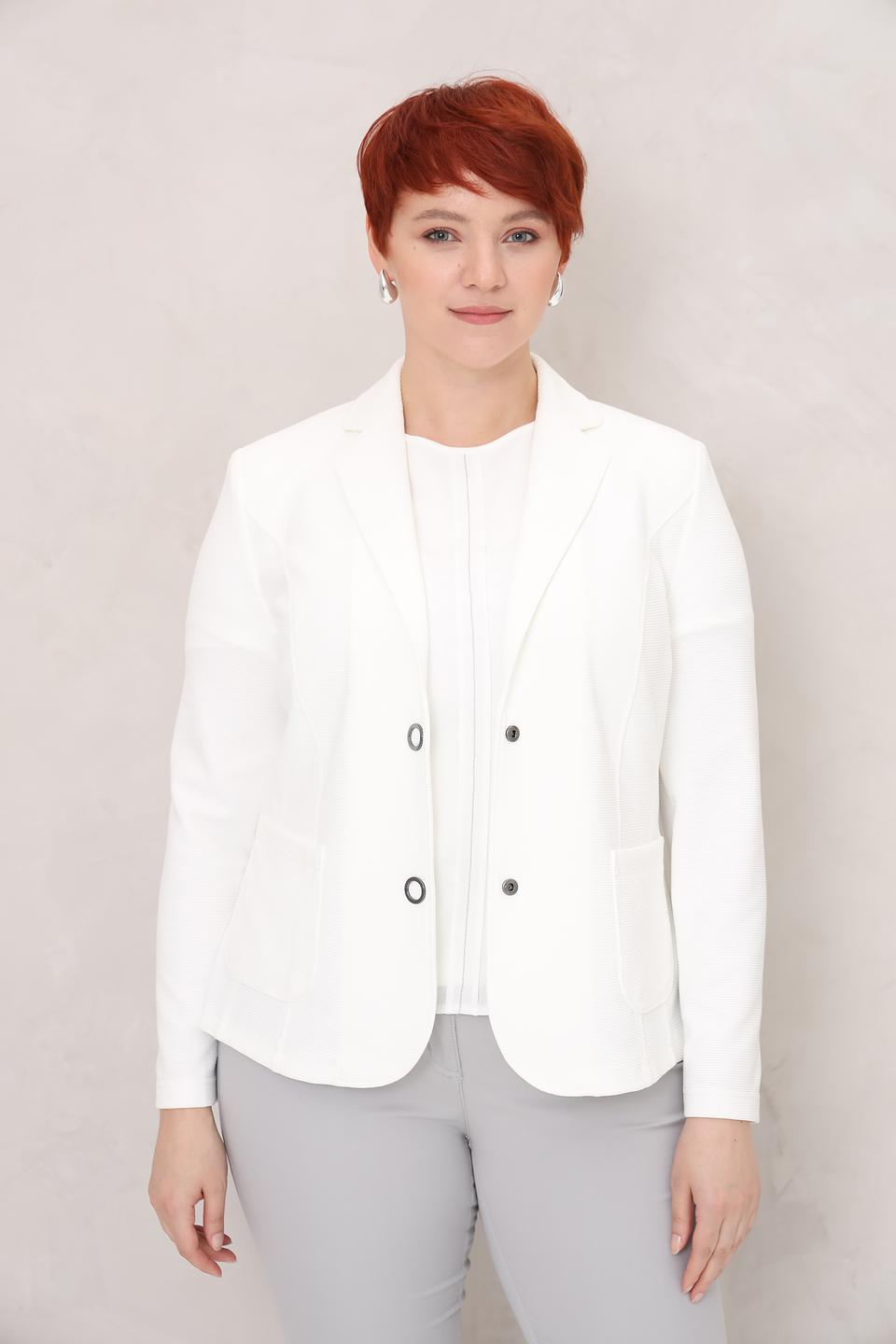 Жакет Lebek приталенный белый