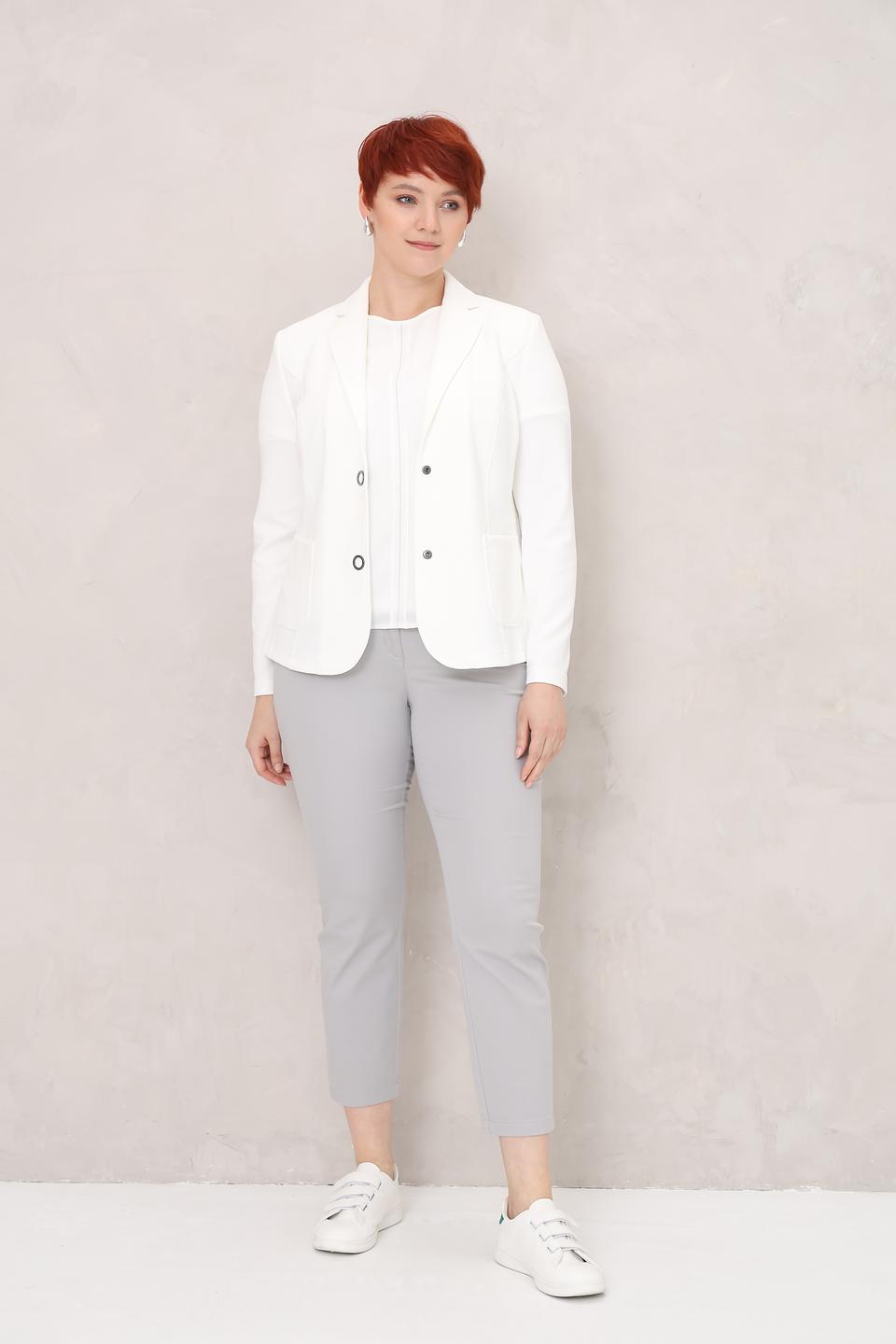 Жакет Lebek приталенный белый