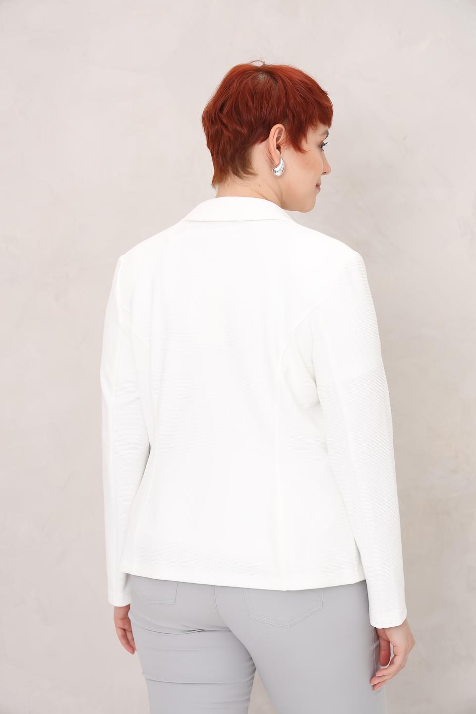 Жакет Lebek приталенный белый