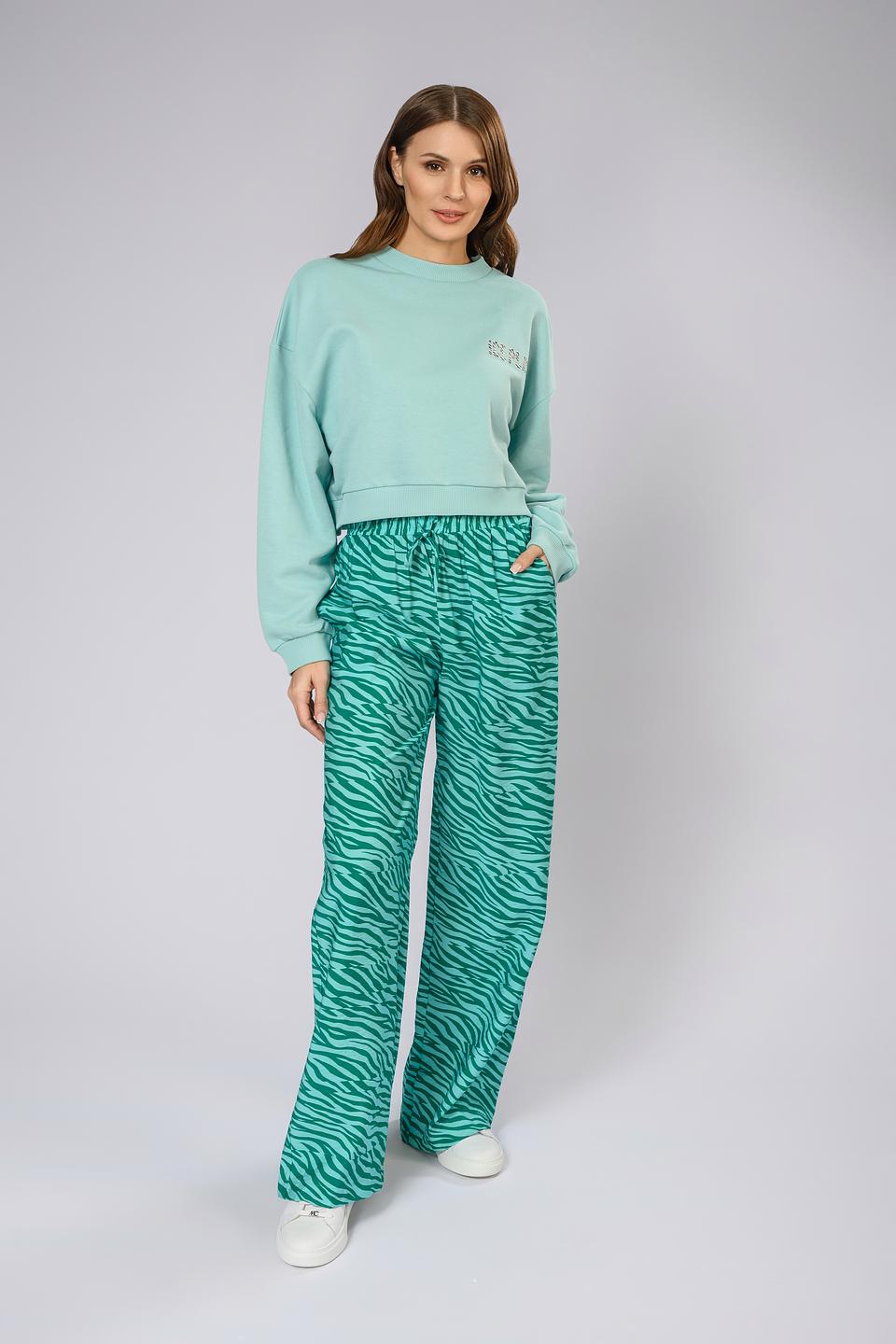 Брюки Ice Play принт зебра
