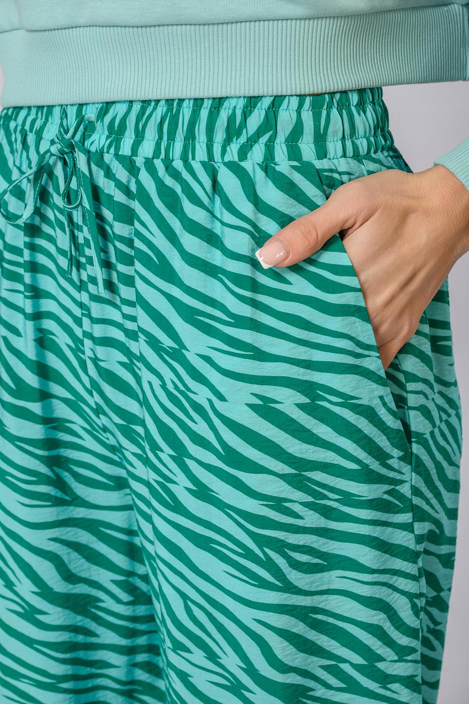 Брюки Ice Play принт зебра