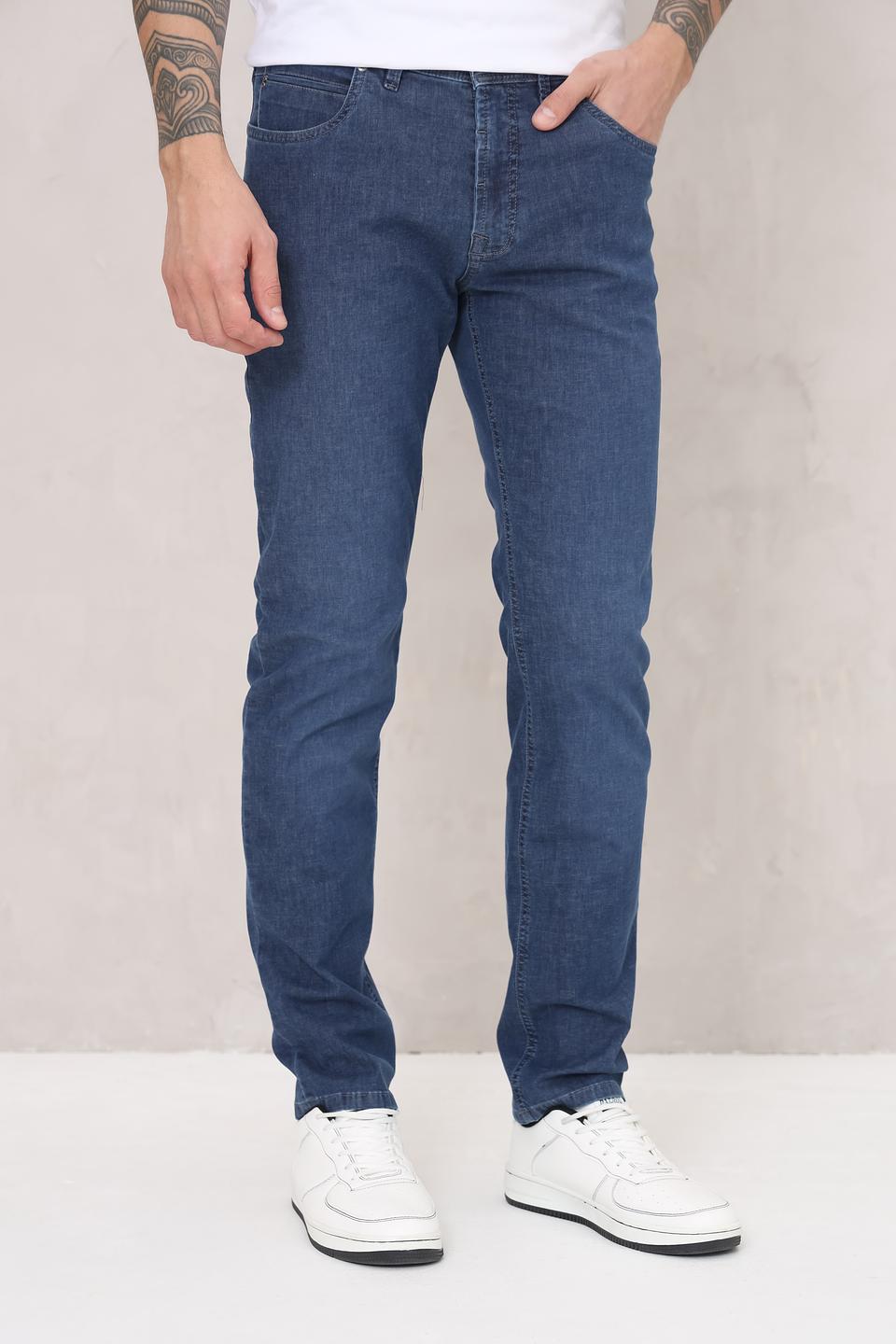 Джинсы Gardeur синие slim fit