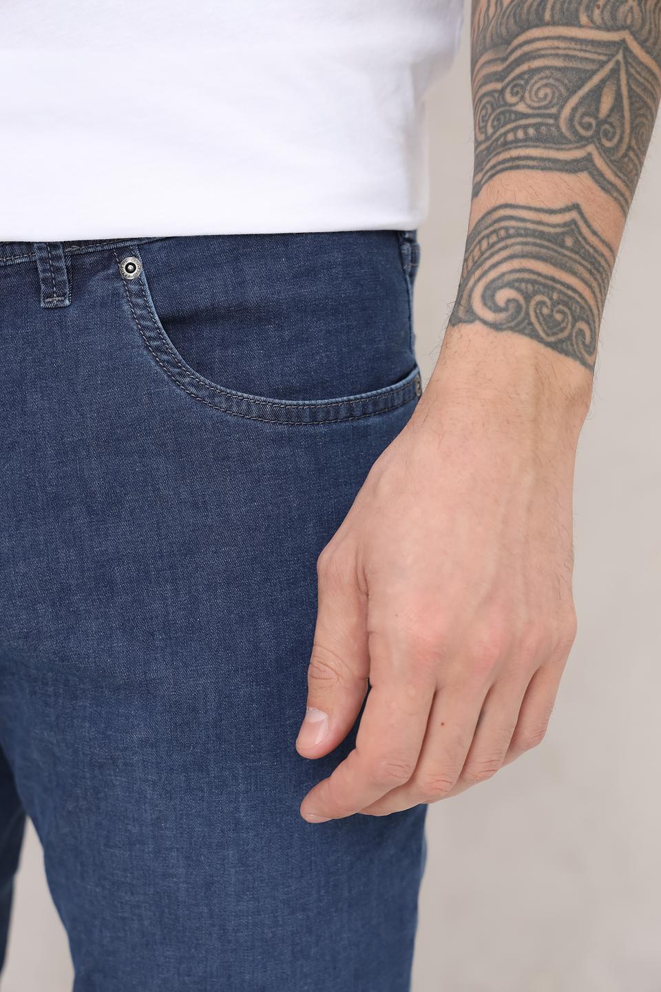 Джинсы Gardeur синие slim fit