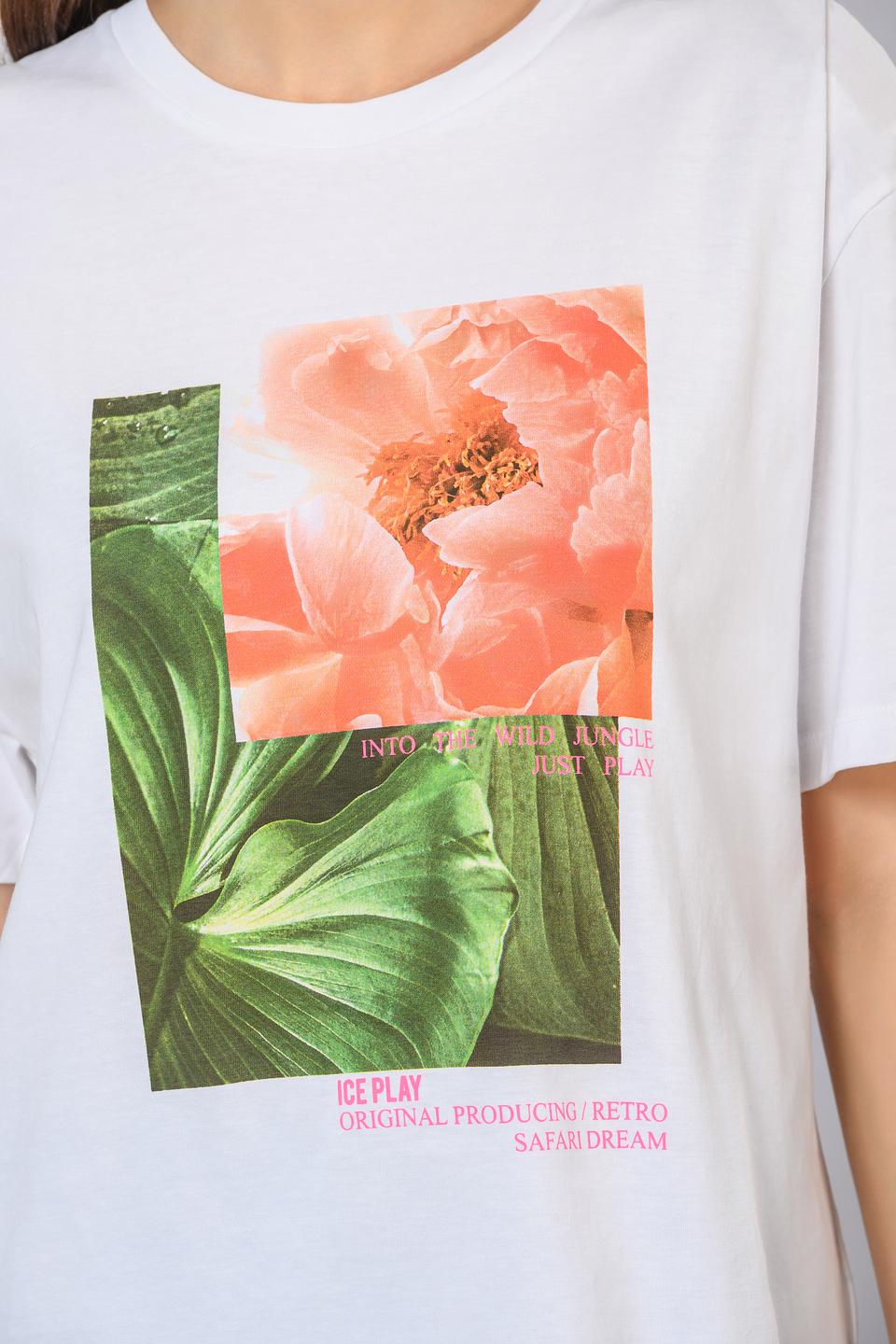 Футболка Ice Play с принтом белый