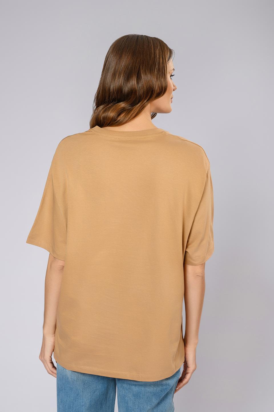 Футболка Ice Play с принтом сафари бежевая