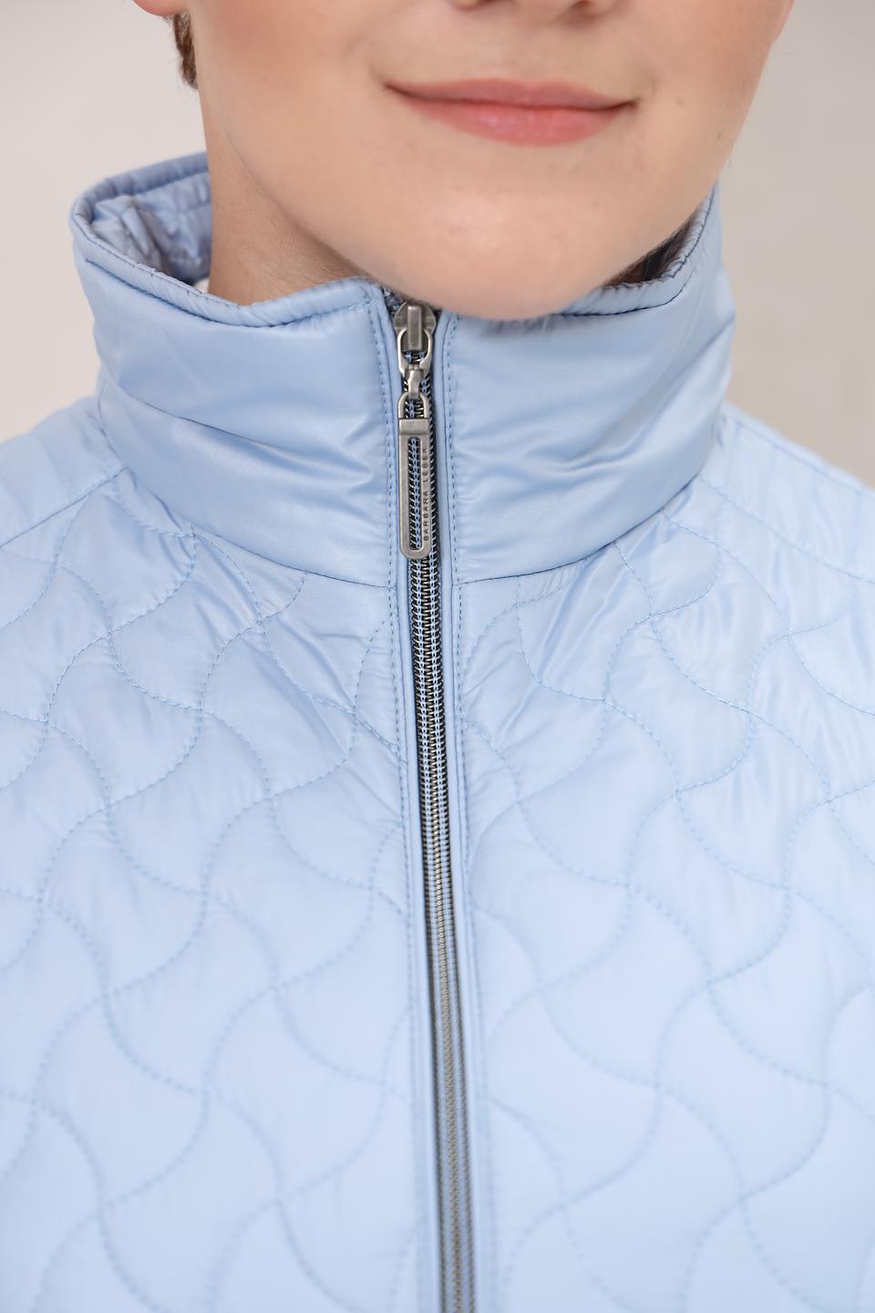 Жилет Lebek стеганый голубой