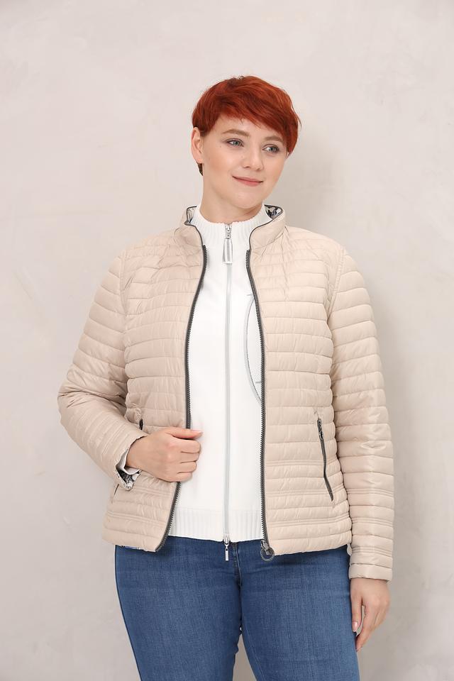 Куртка Lebek стеганая бежевая
