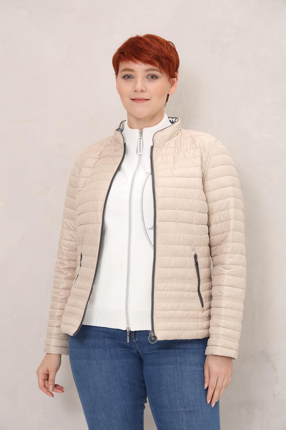 Куртка Lebek стеганая бежевая