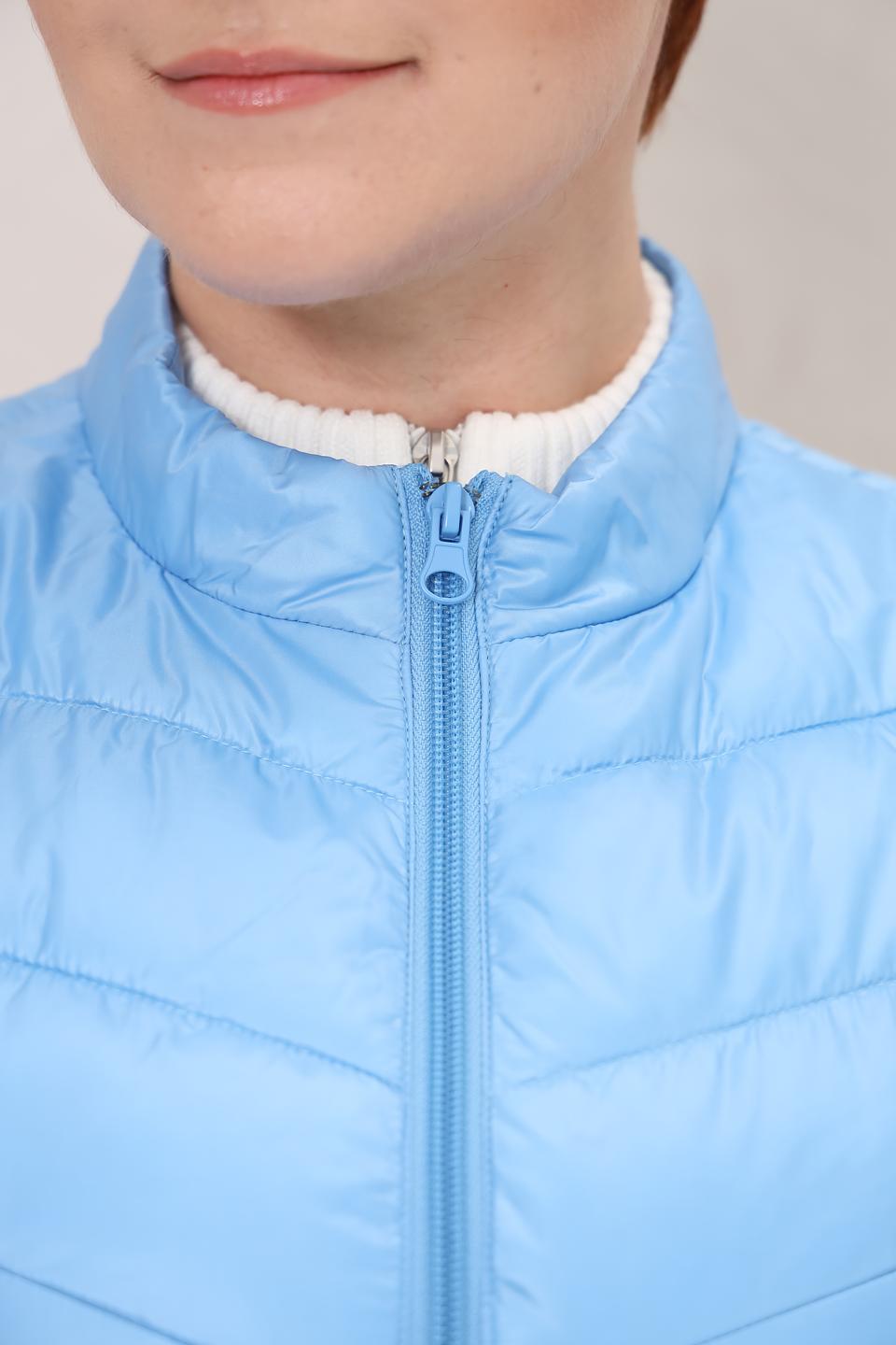 Жилет Frank Walder стеганый голубой