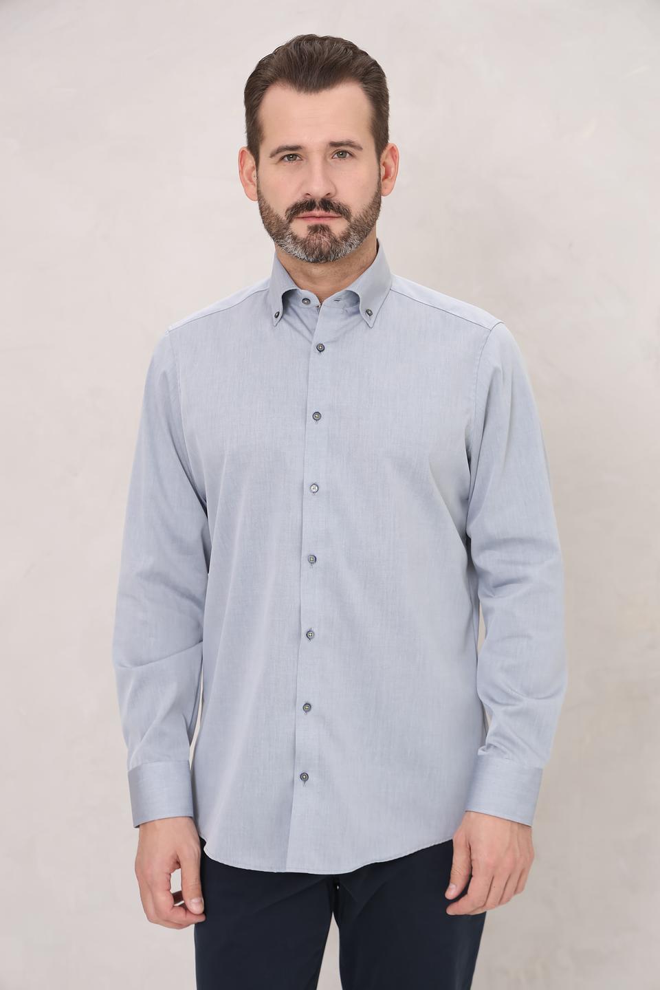 Рубашка Venti men голубая