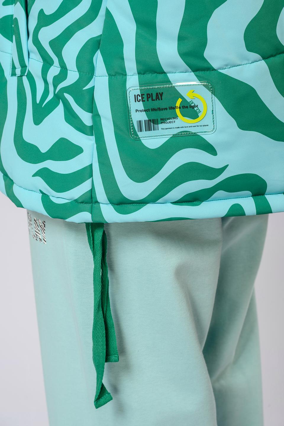 Жилет Ice Play с волнистым принтом