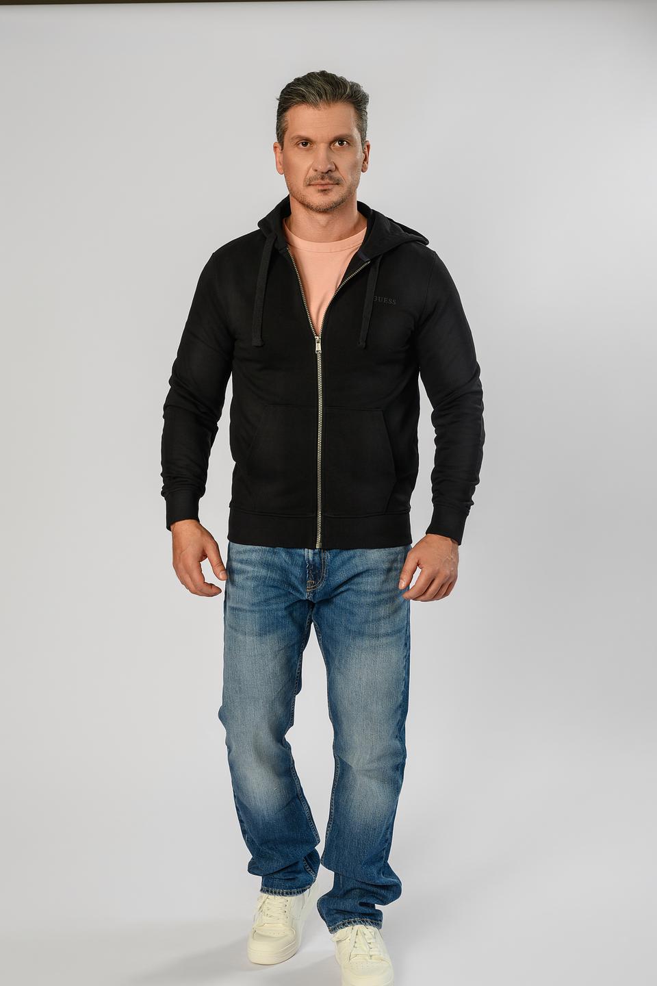 Толстовка Guess на молнии чёрная