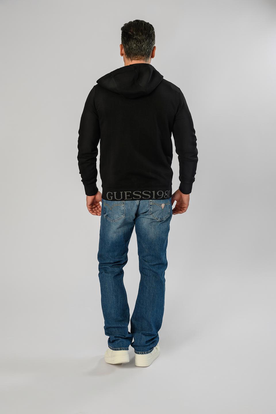 Толстовка Guess на молнии чёрная