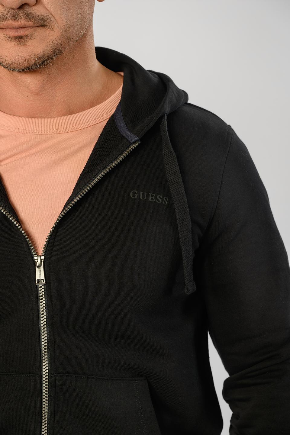 Толстовка Guess на молнии чёрная