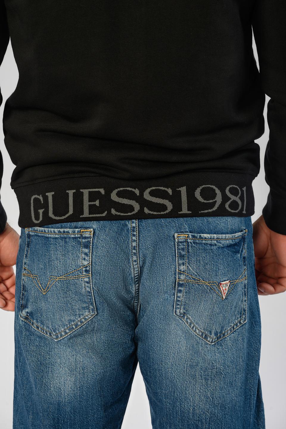 Толстовка Guess на молнии чёрная