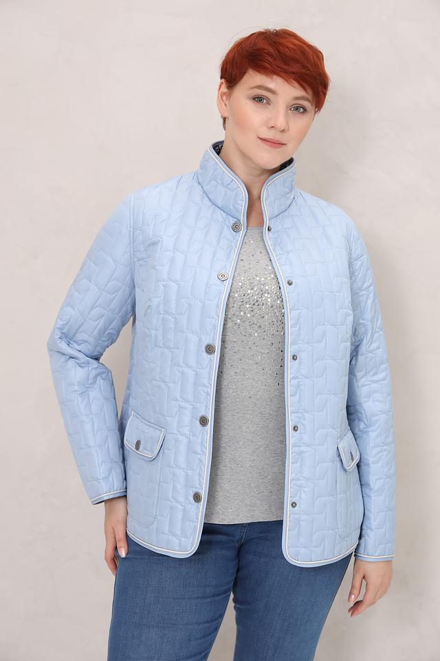 Куртка Lebek стеганая голубая