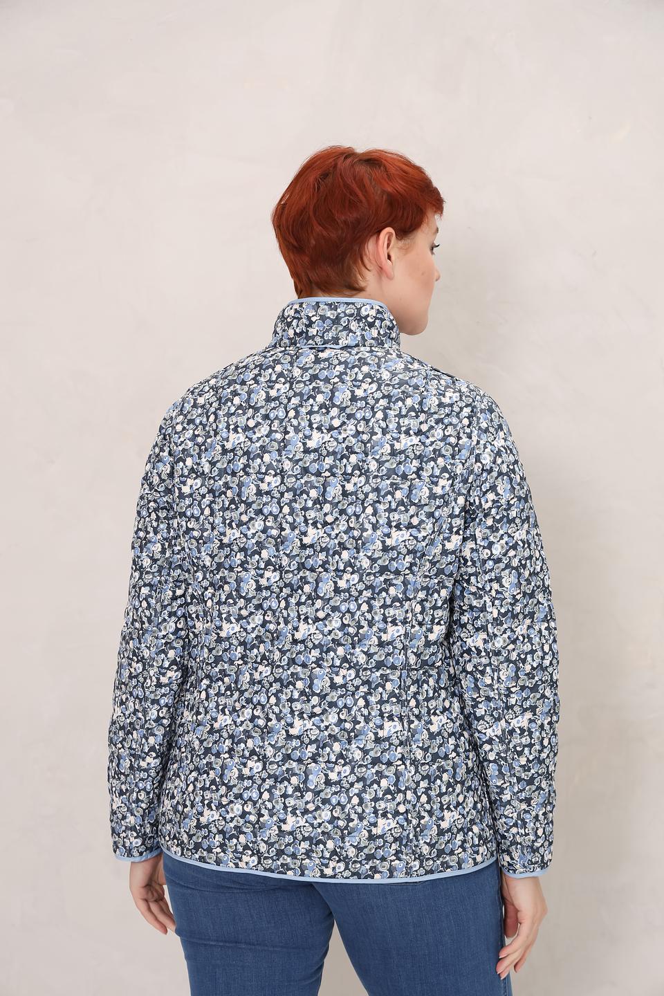 Куртка Lebek стеганая голубая