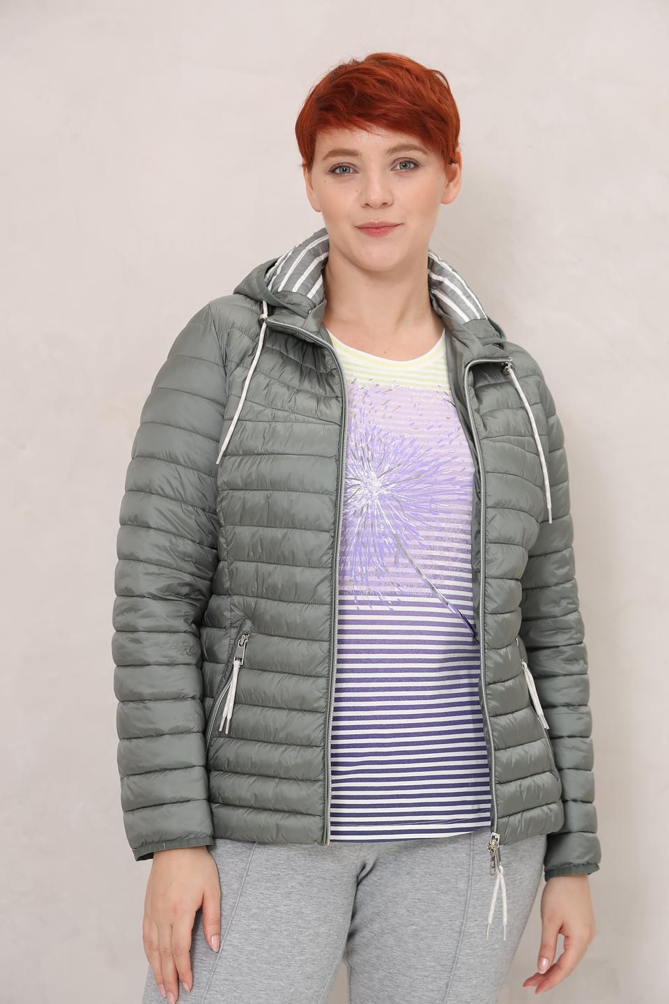 Куртка Lebek стеганая хаки