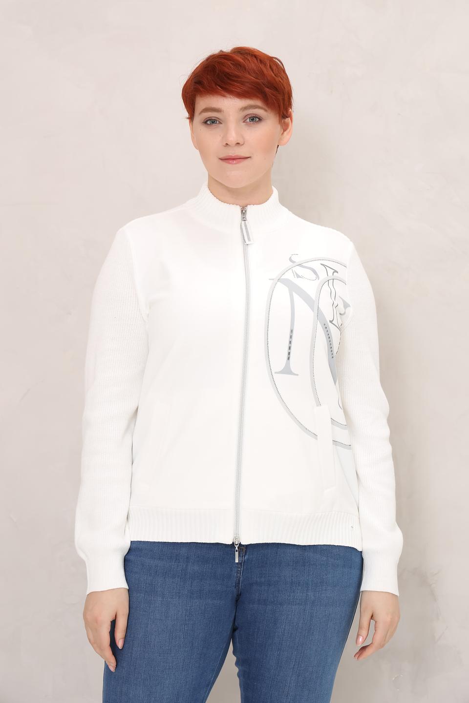 Жакет Olsen с логотипом белый