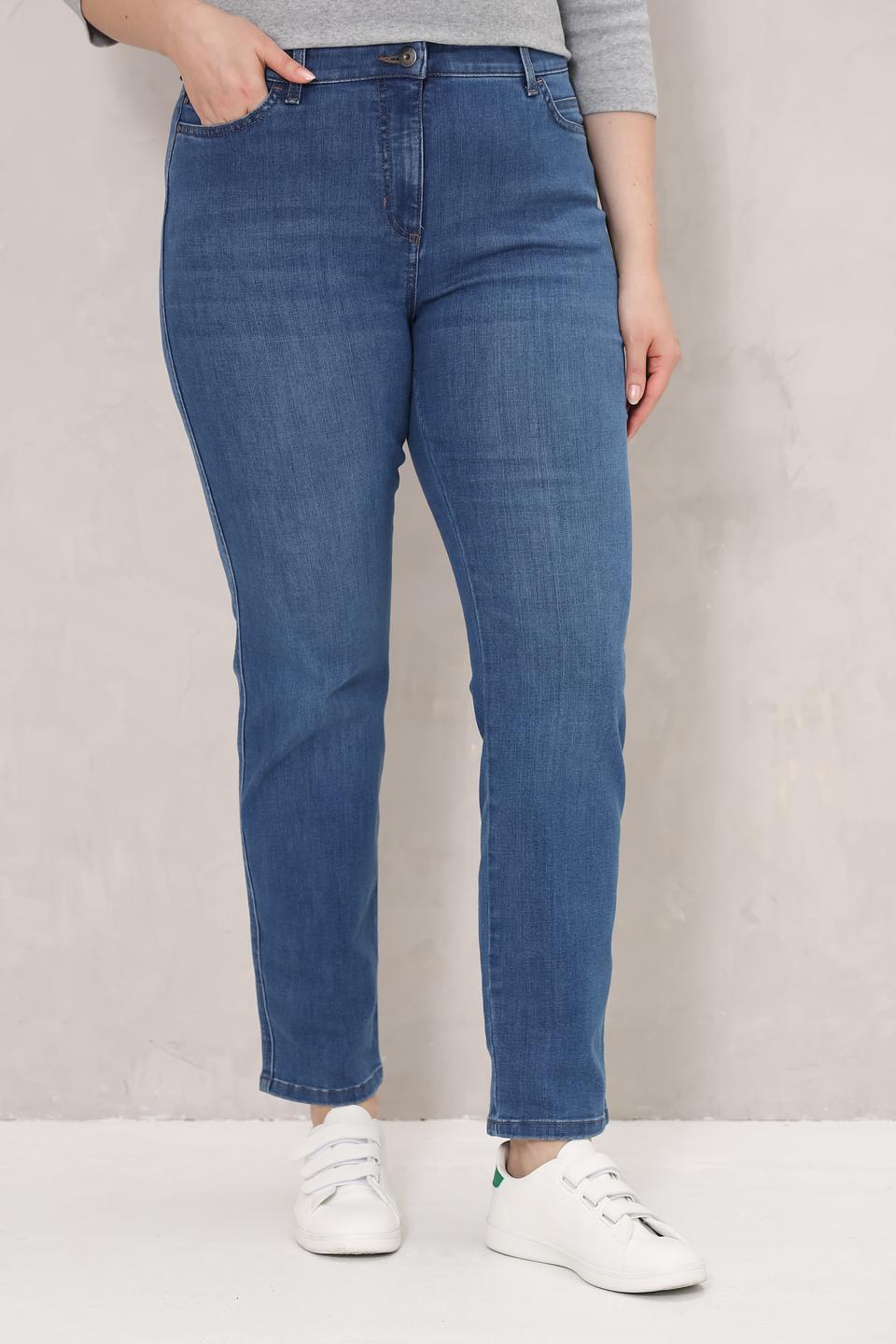 Джинсы Olsen прямого кроя синие