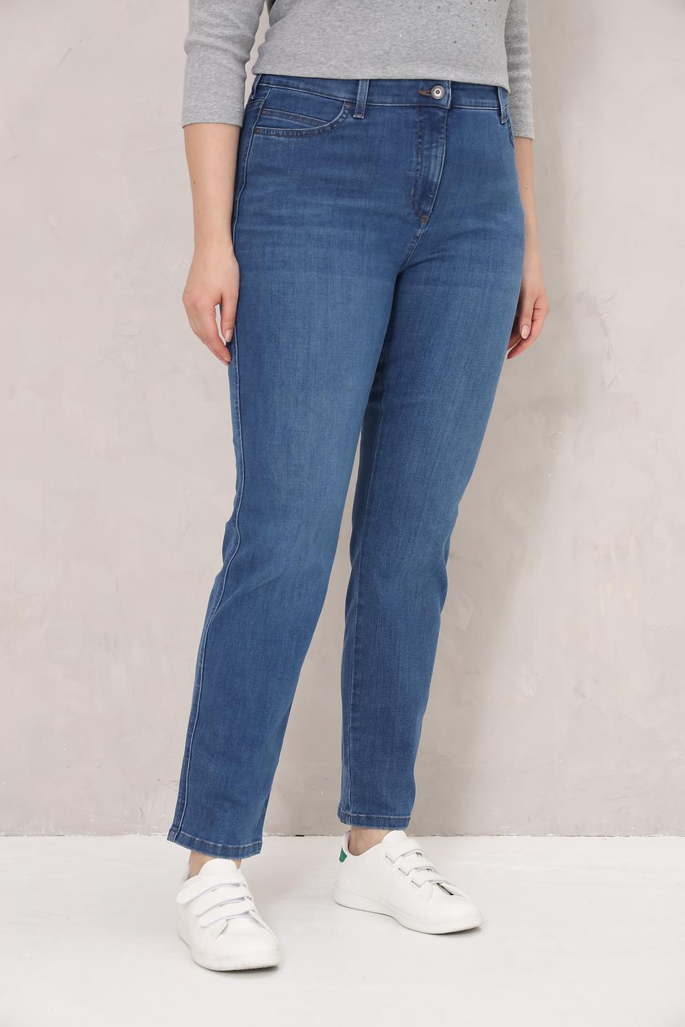 Джинсы Olsen прямого кроя синие