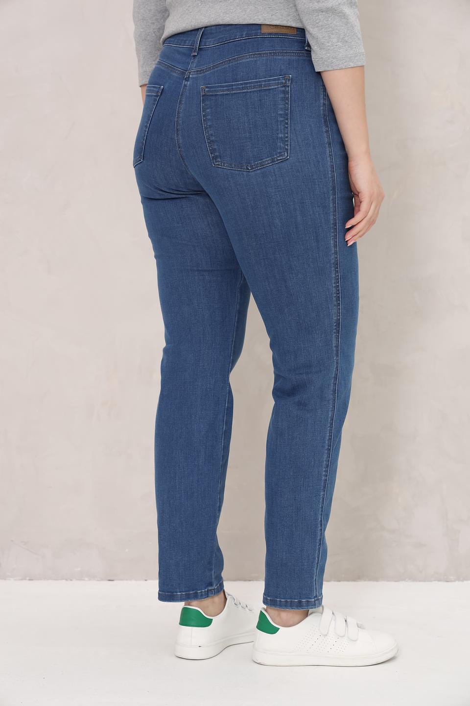 Джинсы Olsen прямого кроя синие