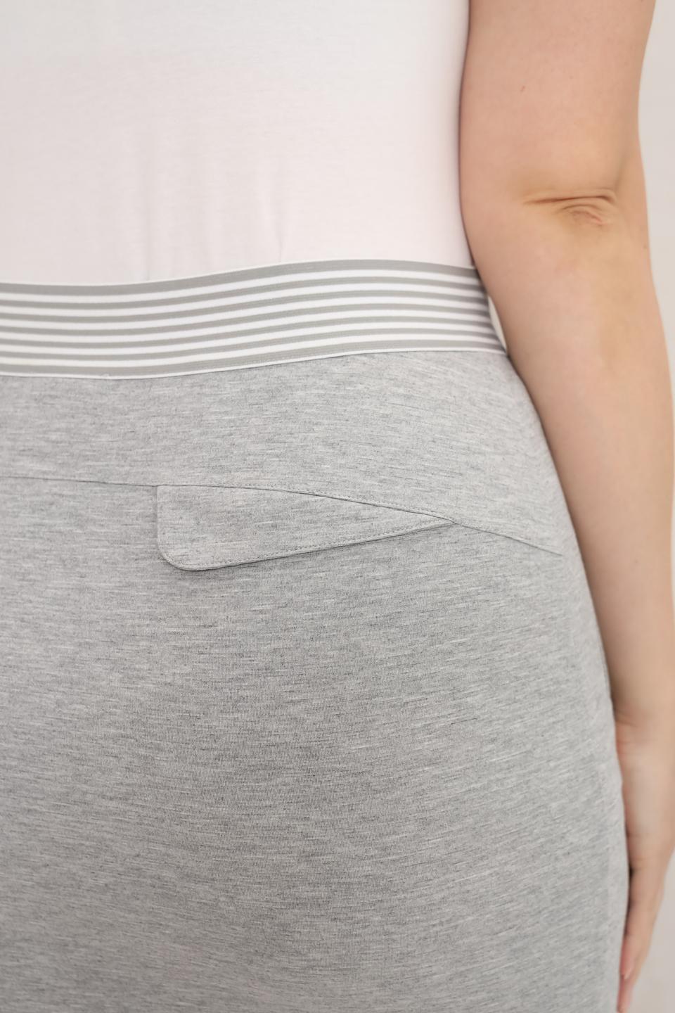 Юбка Olsen приталенная серая