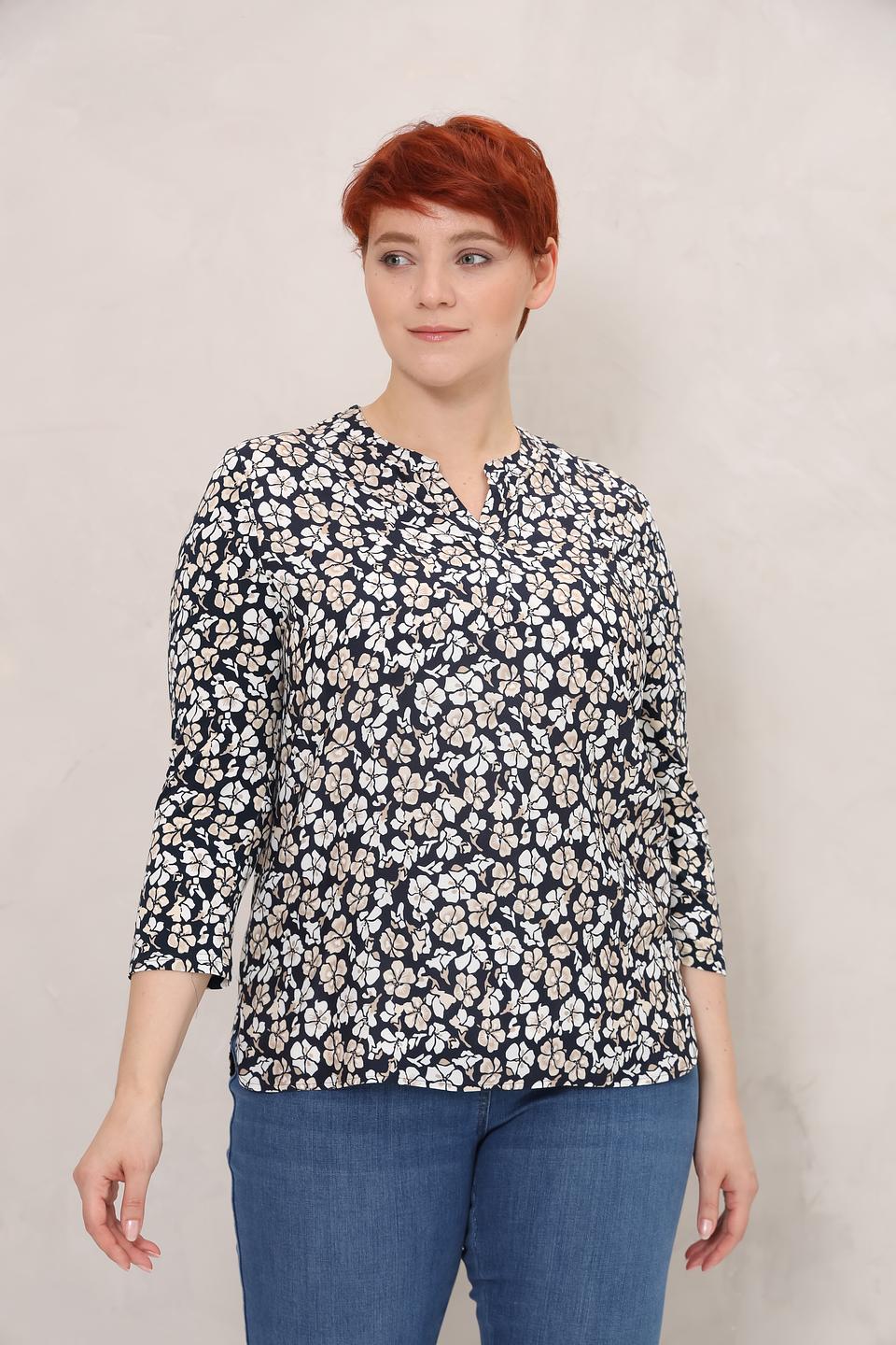 Блуза Frank Walder с цветочным принтом