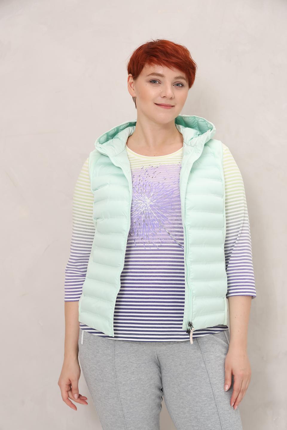 Жилет Bugatti стеганый мятный