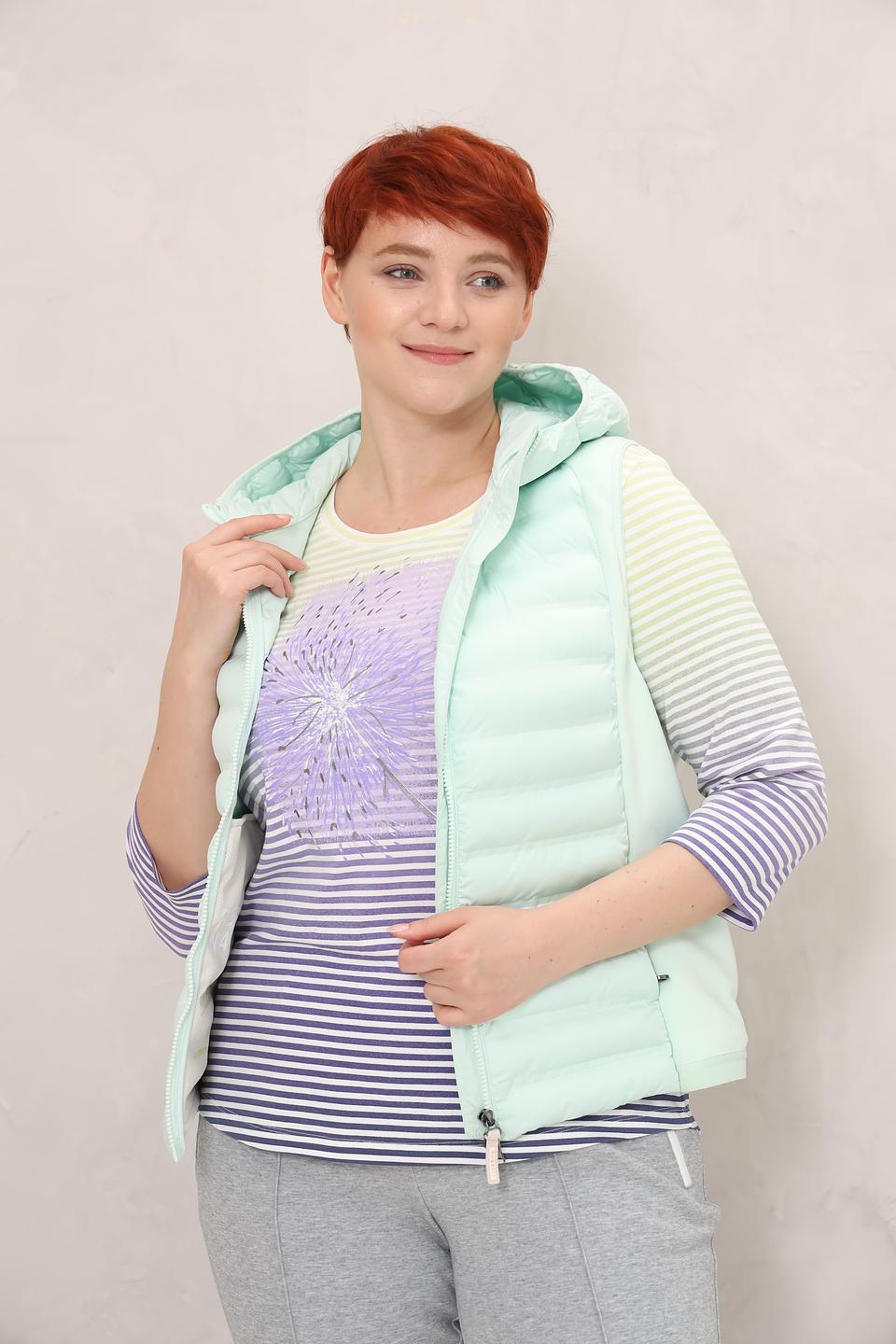 Жилет Bugatti стеганый мятный